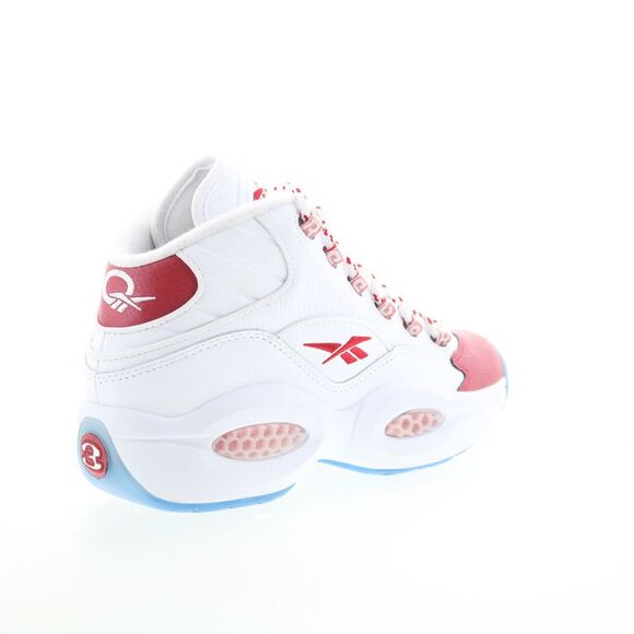 Reebok Mens Question Mid White Shoes (NWT) - Picture 7 of 7